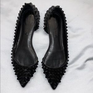 Spiky black shoes!